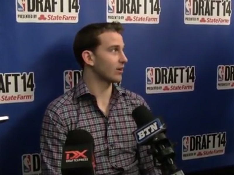 2014 NBA Draft Media Day Interviews: Nik Stauskas and James Young