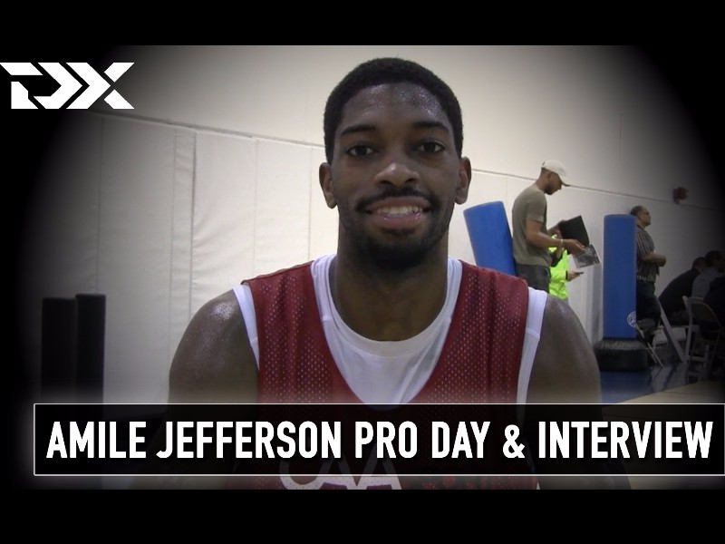 Amile Jefferson CAA Sports Pro Day Workout