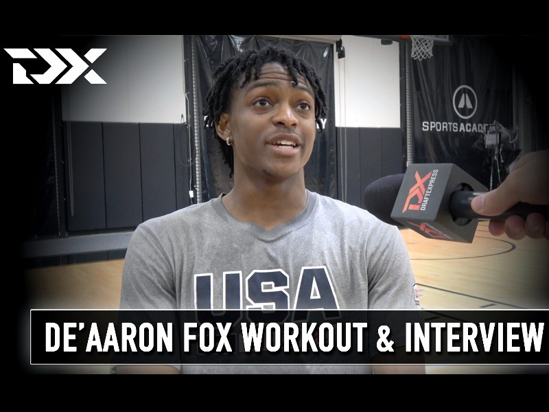 De&#39;Aaron Fox NBA Pre-Draft Workout and Interview