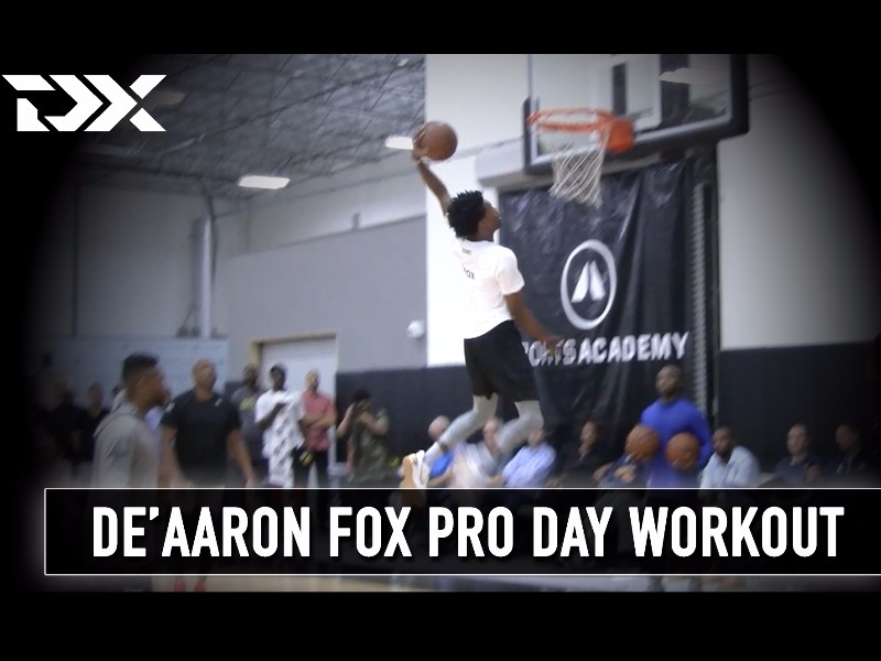 De&#39;Aaron Fox Catalyst Sports Pro Day Workout