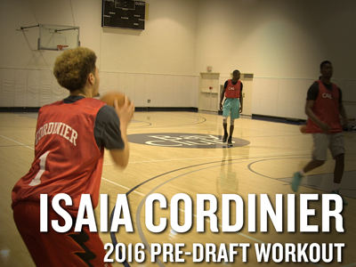 Isaia Cordinier NBA Pro Day Workout Video
