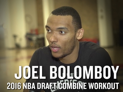 Joel Bolomboy 2016 NBA Pre-Draft Workout Video and Interview