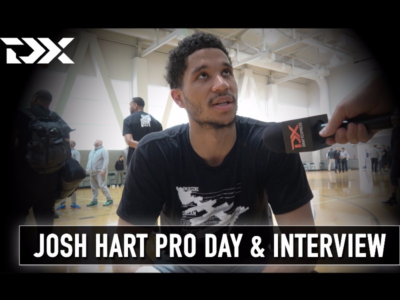 Josh Hart NBA Pro Day Workout and Interview