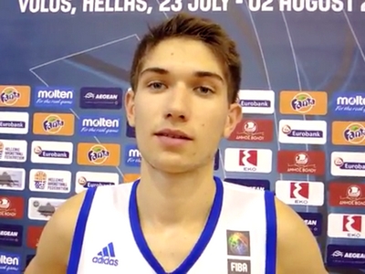 Killian Tillie 2015 FIBA U18 European Championship Interview