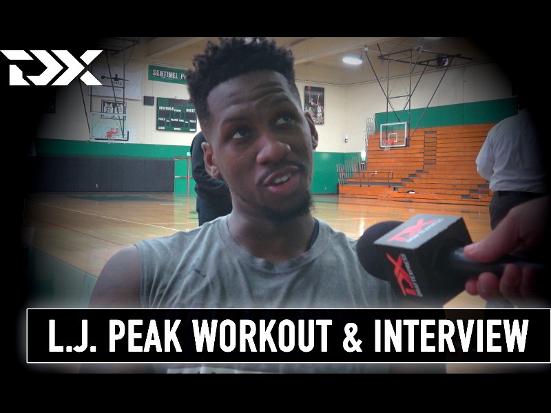 L.J. Peak Pro Day Workout Video and Interview