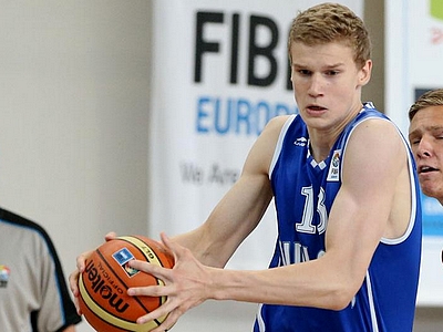 Lauri Markkanen at the NBA Basketball Without Borders Global Camp   