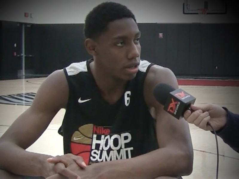 2017 R.J. Barrett Nike Hoop Summit Interview and Practice Highlights