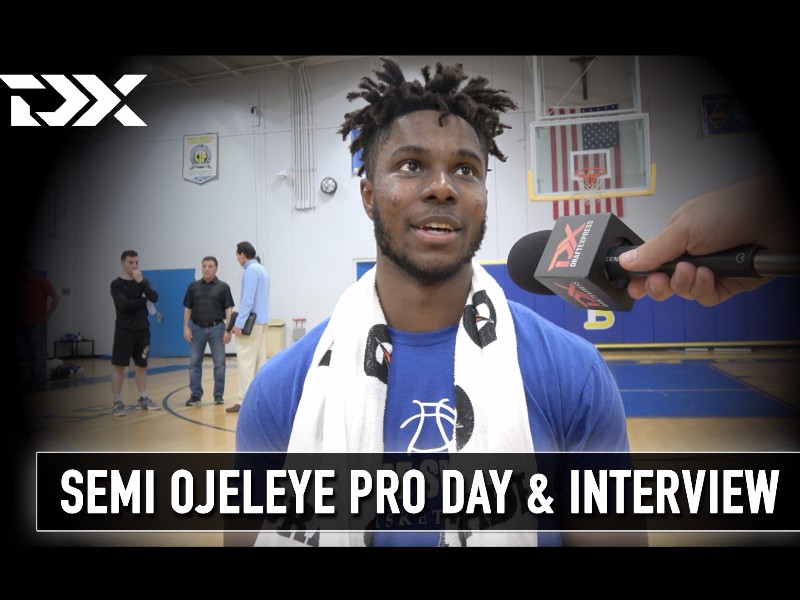 Semi Ojeleye NBA Pro Day Workout and Interview