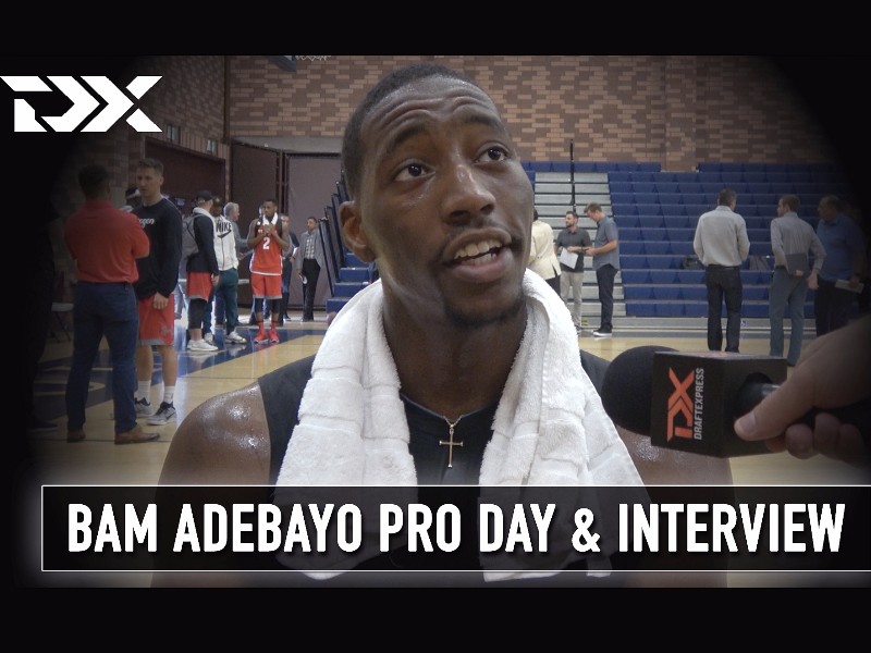 Bam Adebayo NBA Pro Day Workout Video and Interview