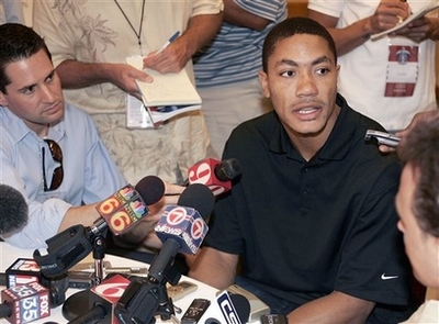 Interviews with Derrick Rose and Michael Beasley