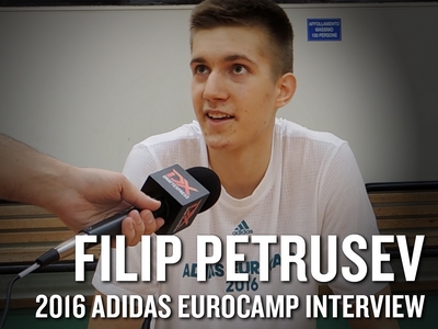 Filip Petrusev 2016 Adidas Eurocamp Interview and Highlights