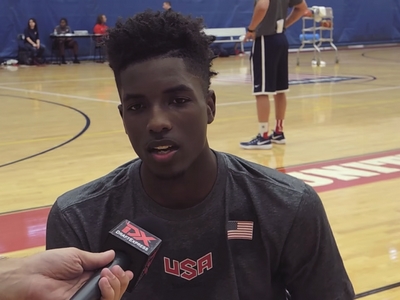 Jalek Felton USAB U18 3x3 Scrimmage Highlights and Interview