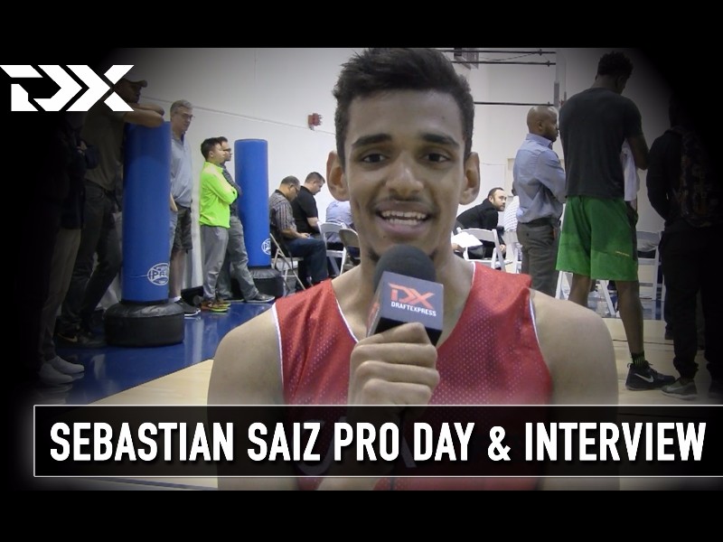 Sebastian Saiz and Tyler Roberson Pro Day Workout Videos/Interviews